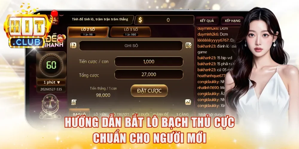 Hướng dẫn bắt lô bạch thủ cực chuẩn cho người mới