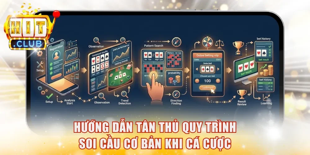 Hướng dẫn tân thủ quy trình soi cầu cơ bản khi cá cược