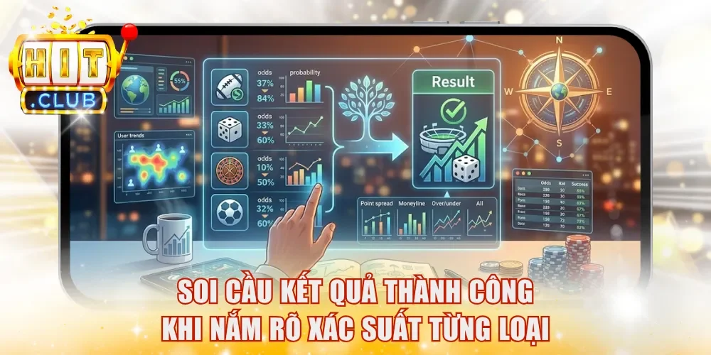 Soi cầu kết quả thành công khi nắm rõ xác suất từng loại