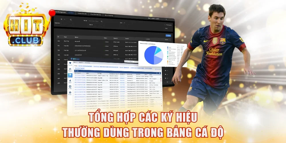 Tổng hợp các ký hiệu thường dùng trong bảng cá độ